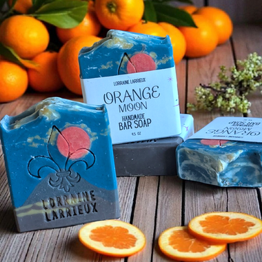 ORANGE MOON Soap (Orange Peel, Clove, Cinnamon)
