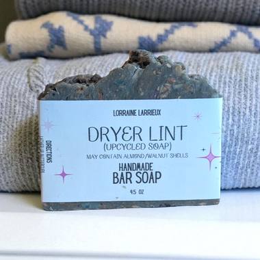 DRYER LINT *Upcyled* Soap Bar (Sandalwood, Oakmoss)